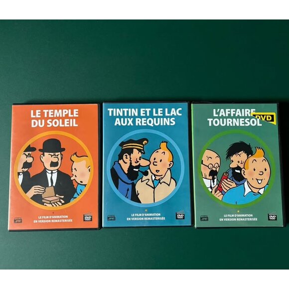 TinTin au Cinema Boxset Feature Films L'affaire Tournesol Temple Soleil DVD - Picture 1 of 1